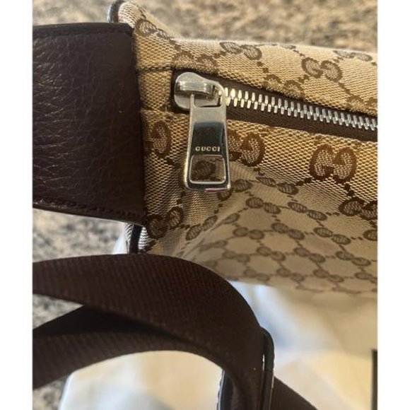 AUTHENTIC GUCCI SHERRY WEB FANNY WAIST BAG - Picture 6 of 15